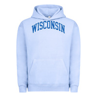 Wisconsin Blue Urban Hoodie | Teevron