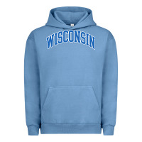 Pigment Pebble Blue wisconsin blue Urban Hoodie - lanVoArt