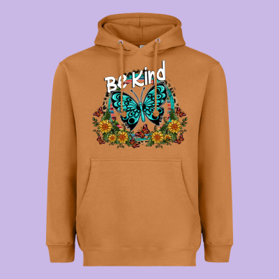 Be Kind Heavyweight Hoodie Designed By Sublimationcraftshop