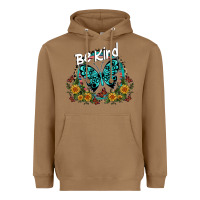 Toasted Coconut be kind Heavyweight Hoodie - SublimationCraftShop