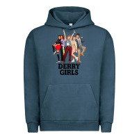 Pigment Midnight Navy Lover Gifts Derry Girls Gift For Movie Fans Urban Hoodie - lanVoArt