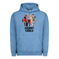 Pigment Pebble Blue Lover Gifts Derry Girls Gift For Movie Fans Urban Hoodie - lanVoArt