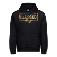 Black she is blesssed floral Urban Hoodie - BarkalooDesign