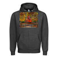 Charcoal Heather Farm Life Rooster Zipper Hoodie - CowhideDigitalArt