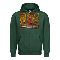 Sports Green Farm Life Rooster Zipper Hoodie - CowhideDigitalArt