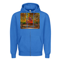True Royal Farm Life Rooster Zipper Hoodie - CowhideDigitalArt