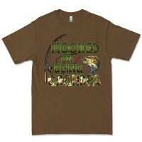Cacao fish lures hooked on being grandpa Premium Tee - Artiststas