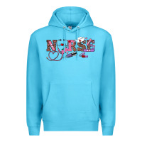 Ocean Blue valentines day nurse Premium Hoodie - RanaPortraitStore