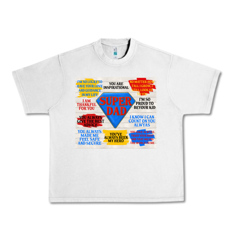Super Dad Urban Heavy Tee by TumblerDesignByShophia | Teevron