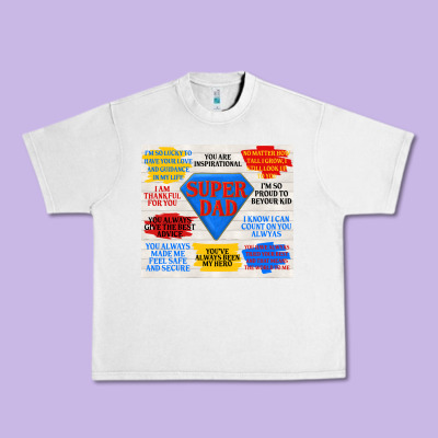 Super Dad Urban Heavy Tee Designed By Tumblerdesignbyshophia