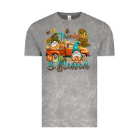 Cloud Rock Fall Thankful and blessed Vintage Tee - NancyCooperArtShop