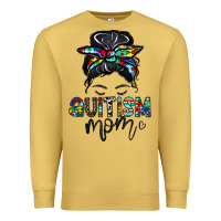 Antique Gold autism mom Premium Sweatshirt - CowhideDigitalArt