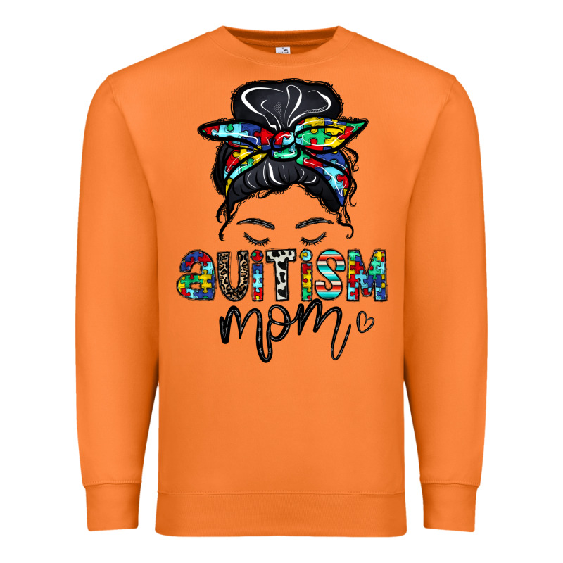 Autism Mom Premium Sweatshirt by CowhideDigitalArt | Teevron