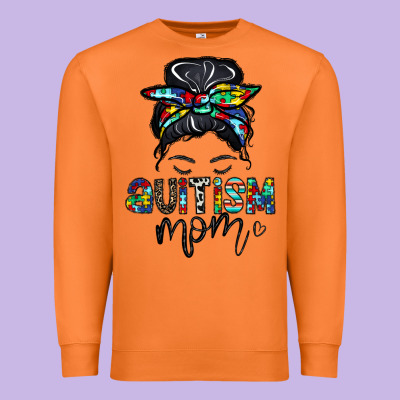 Autism Mom Premium Sweatshirt Designed By Cowhidedigitalart