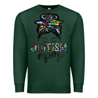 Sports Green autism mom Premium Sweatshirt - CowhideDigitalArt