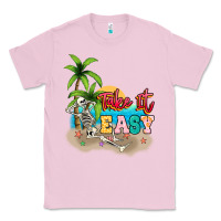 Bubblegum Pink take it easy Classic Tee - NancyCooperArtShop