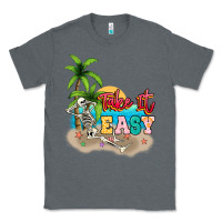 Charcoal Heather take it easy Classic Tee - NancyCooperArtShop