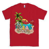 Red take it easy Classic Tee - NancyCooperArtShop