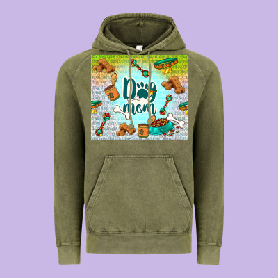 Dog Mom Vintage Hoodie Designed By Tumblerdesignbyshophia