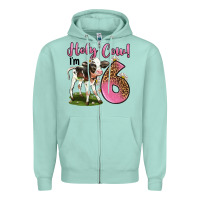 Holy Cow I'm 6 Years Old Zipper Hoodie | Teevron