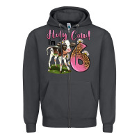 Smoke holy cow i'm 6 years old Zipper Hoodie - LillyAllenDesigns