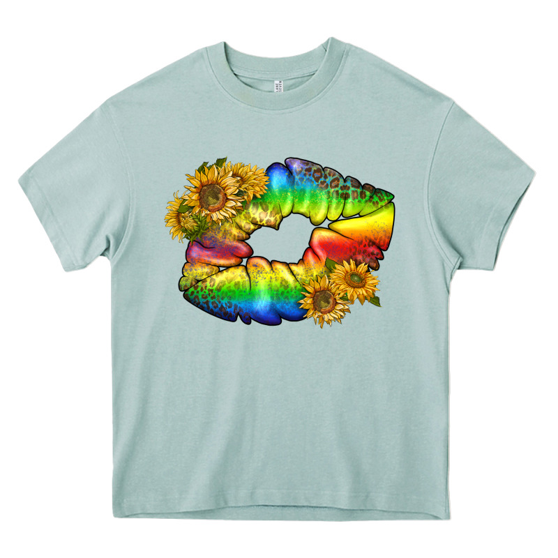Lgbtq Pride Rainbow Lips Heavy Core Tee by BundleAndBundleShop | Teevron