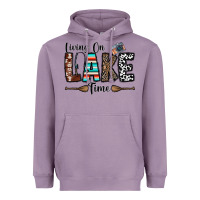 Lavender living on lake time Heavyweight Hoodie - CowhideDigitalArt