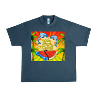Midnight Navy the beach is calling Urban Heavy Tee - TumblerDesignByShophia