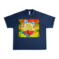 Navy the beach is calling Urban Heavy Tee - TumblerDesignByShophia