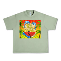 Oil Green the beach is calling Urban Heavy Tee - TumblerDesignByShophia