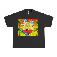 Pigment Black the beach is calling Urban Heavy Tee - TumblerDesignByShophia