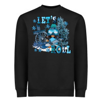 Black let's roll Heavyweight Sweatshirt - FaDigitalArtStudio