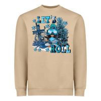 Mushroom let's roll Heavyweight Sweatshirt - FaDigitalArtStudio