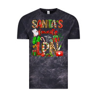 Cloud Black santa's favorite lpn Vintage Tee - texasbilliewilder