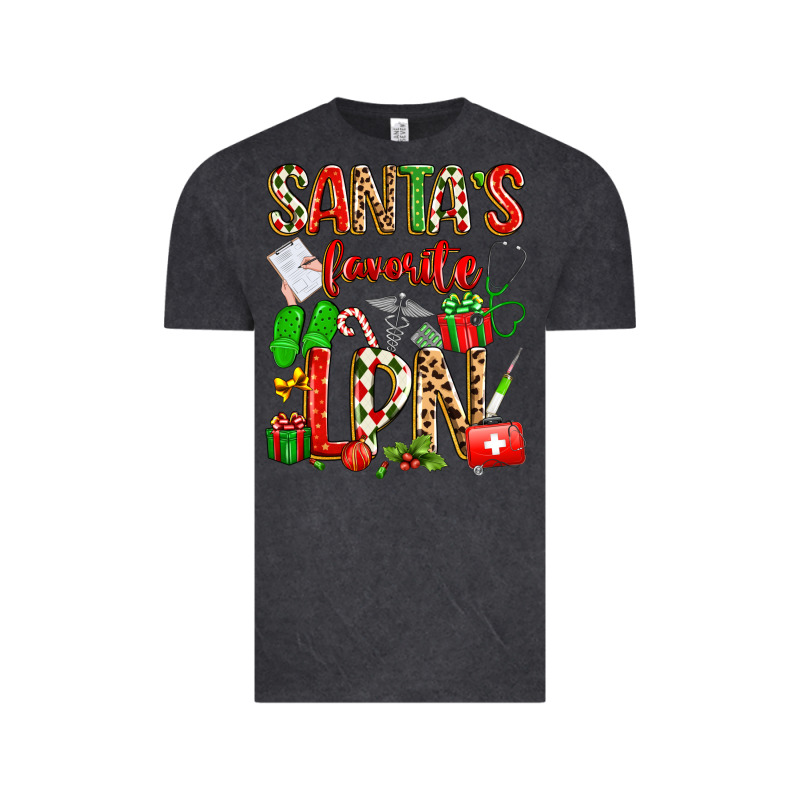 Santa's Favorite Lpn Vintage Tee by texasbilliewilder | Teevron