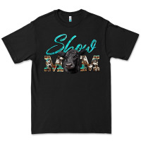 Black show mom aztec cowhide black angus Premium Tee - Artiststas