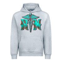 Heather Grey registered medical symbol nurse Urban Hoodie - BarkalooDesign