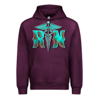 Mauve Wine registered medical symbol nurse Urban Hoodie - BarkalooDesign