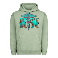 Pigment Oil Green registered medical symbol nurse Urban Hoodie - BarkalooDesign