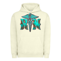 Pigment Pistachio registered medical symbol nurse Urban Hoodie - BarkalooDesign