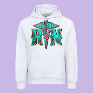 Registered Medical Symbol Nurse Urban Hoodie Designed By Barkaloodesign
