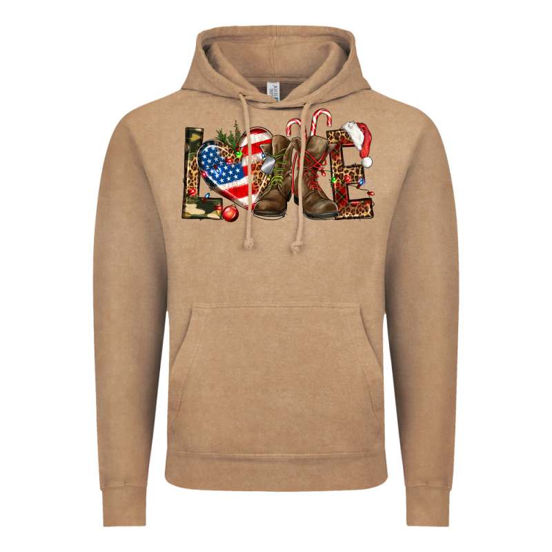 Army Christmas Love 4th Of July Vintage Hoodie by HowdyJamesFarm | Teevron