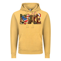 Vintage Mustard Army christmas love 4th Of July Vintage Hoodie - HowdyJamesFarm
