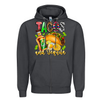 Smoke Tacos And Tequila Zipper Hoodie - CowhideDigitalArt
