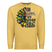 Antique Gold autism sunflower Premium Sweatshirt - CowhideDigitalArt