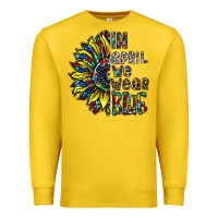 Lemon autism sunflower Premium Sweatshirt - CowhideDigitalArt