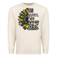 Sandshell autism sunflower Premium Sweatshirt - CowhideDigitalArt