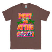 Chestnut Meet me at the ocean Summer Classic Tee - NancyCooperArtShop