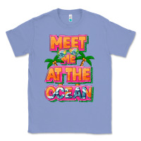 Colony Blue Meet me at the ocean Summer Classic Tee - NancyCooperArtShop