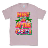 Lilac Meet me at the ocean Summer Classic Tee - NancyCooperArtShop